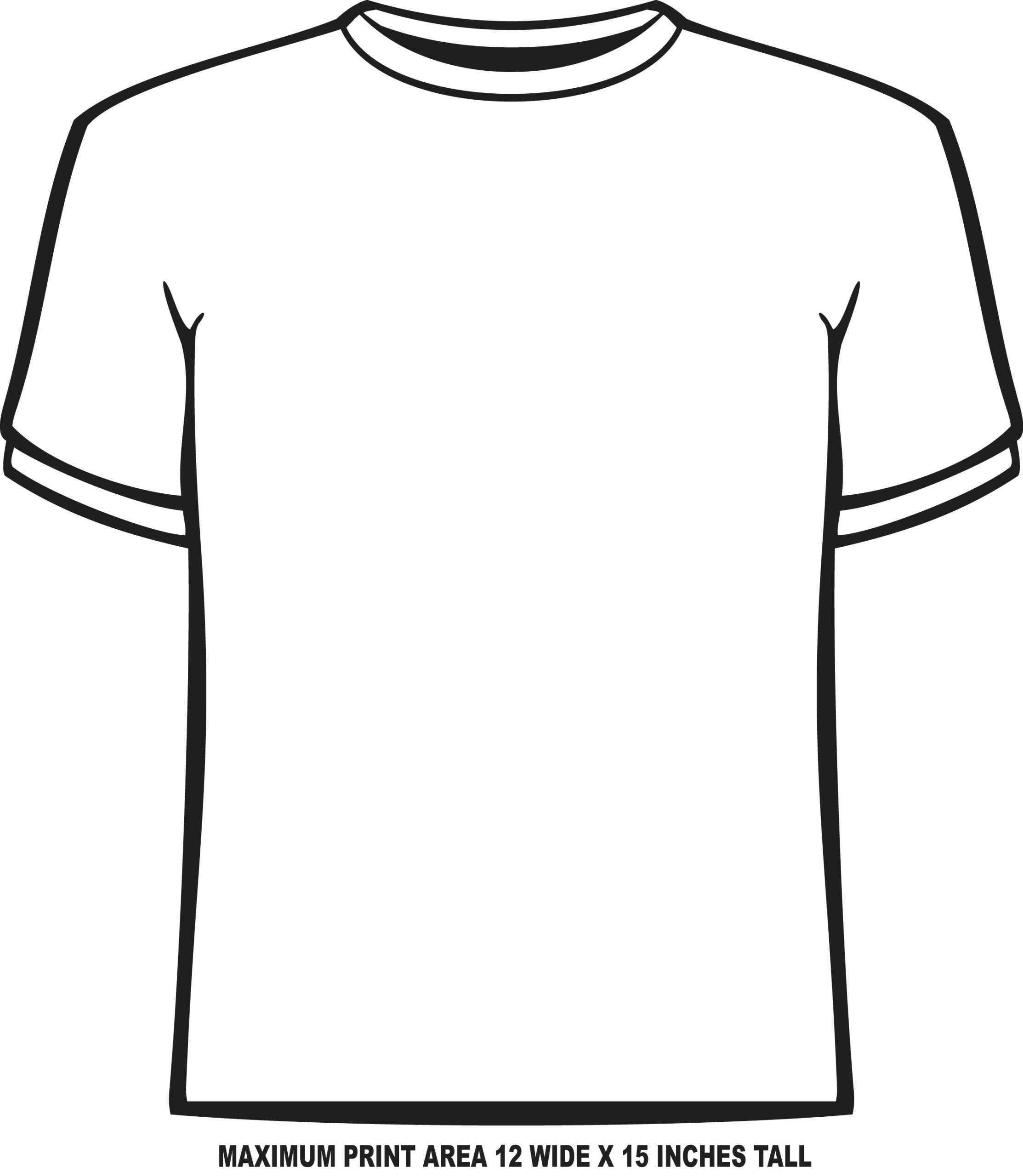 Blank Tshirt Template Pdf - Dreamworks With Regard To Blank Tshirt Template Pdf