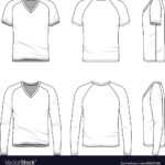 Blank V Neck T Shirt And Tee With Regard To Blank V Neck T Shirt Template