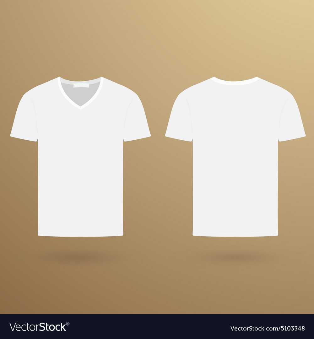 Blank V T Shirt Template Front And Back With Regard To Blank V Neck T Shirt Template