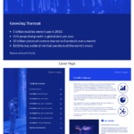 Blue Tech Mckinsey Consulting Report Template regarding Mckinsey Consulting Report Template