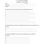 Book Report Template – 6 Free Templates In Pdf, Word, Excel For Book Report Template 5Th Grade