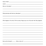Book Report Worksheet | Printable Worksheets And Activities Intended For First Grade Book Report Template