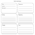Book Report Worksheets | My Fun Book Report Worksheet Throughout 4Th Grade Book Report Template