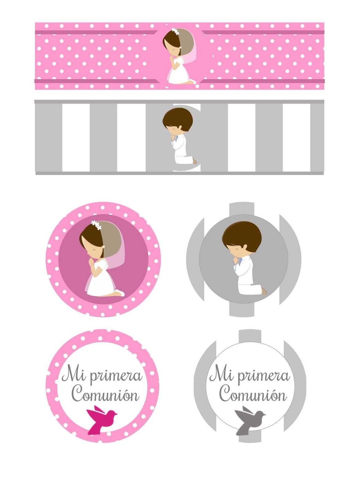 Boy And Girl First Communion: Free Printable Mini Kit. | Oh For Free Printable First Communion Banner Templates