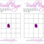Bridal Bingo (And A Free Printable) | A Bride On A Budget Throughout Blank Bridal Shower Bingo Template