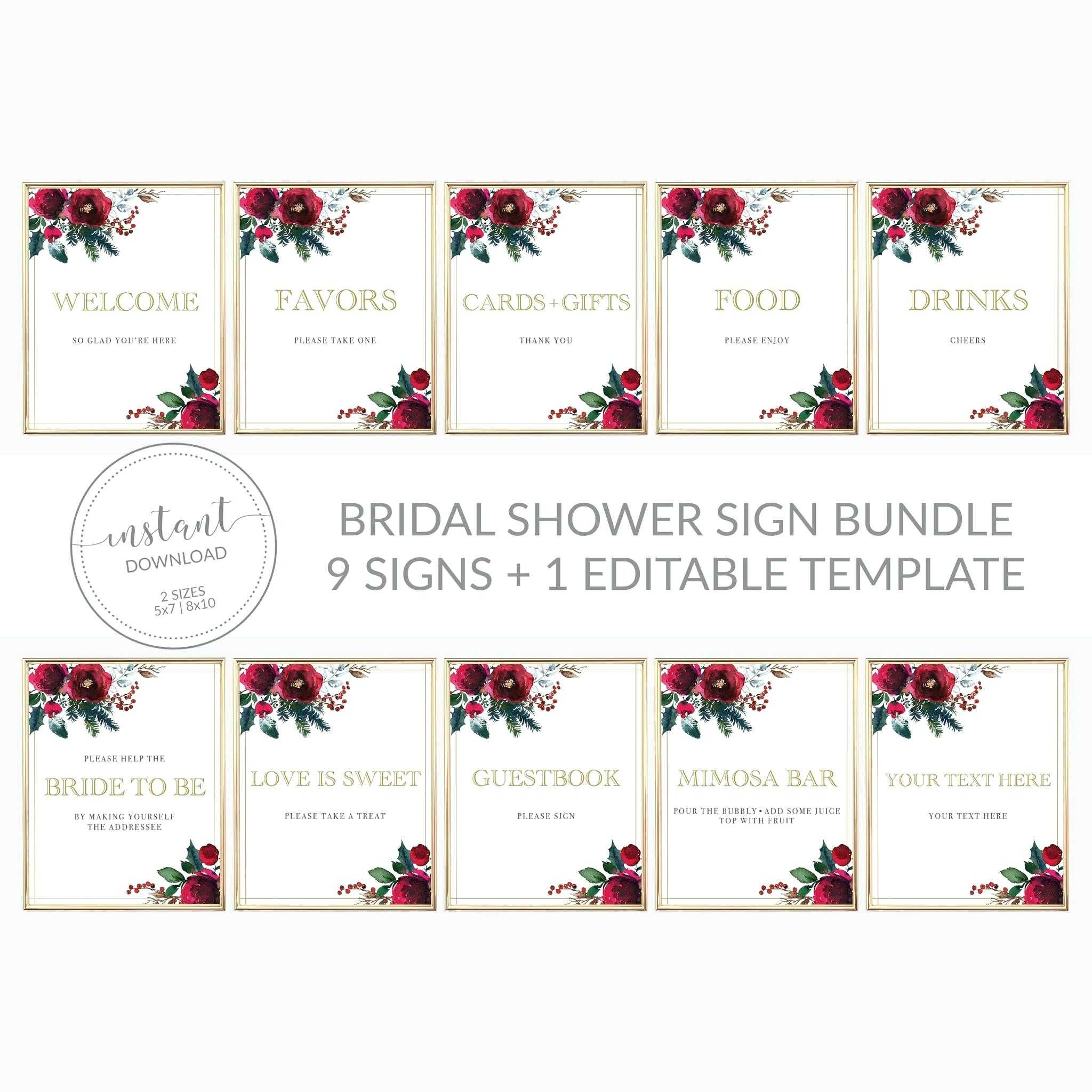 Bridal Shower Banner Template – Harryatkins In Bridal Shower Banner Template