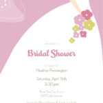 Bridal Shower Invitation Templates : Bridal Shower Within Blank Bridal Shower Invitations Templates