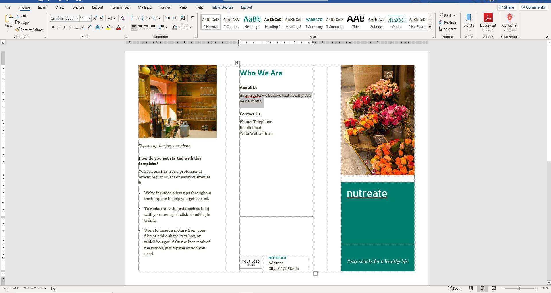 Brochure Templates Microsoft Word 2010 – Falep.midnightpig.co Regarding Free Brochure Templates For Word 2010
