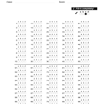 Bubble Answer Sheet 1 100 – Fill Online, Printable, Fillable Inside Blank Answer Sheet Template 1 100