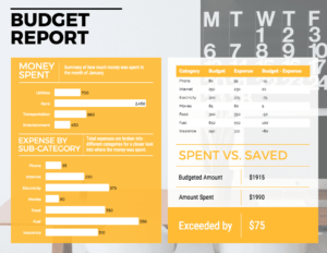 Budget Report inside Annual Budget Report Template