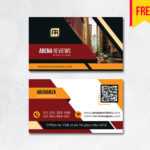 Building Business Card Design Psd – Free Download | Arenareviews With Blank Business Card Template Photoshop