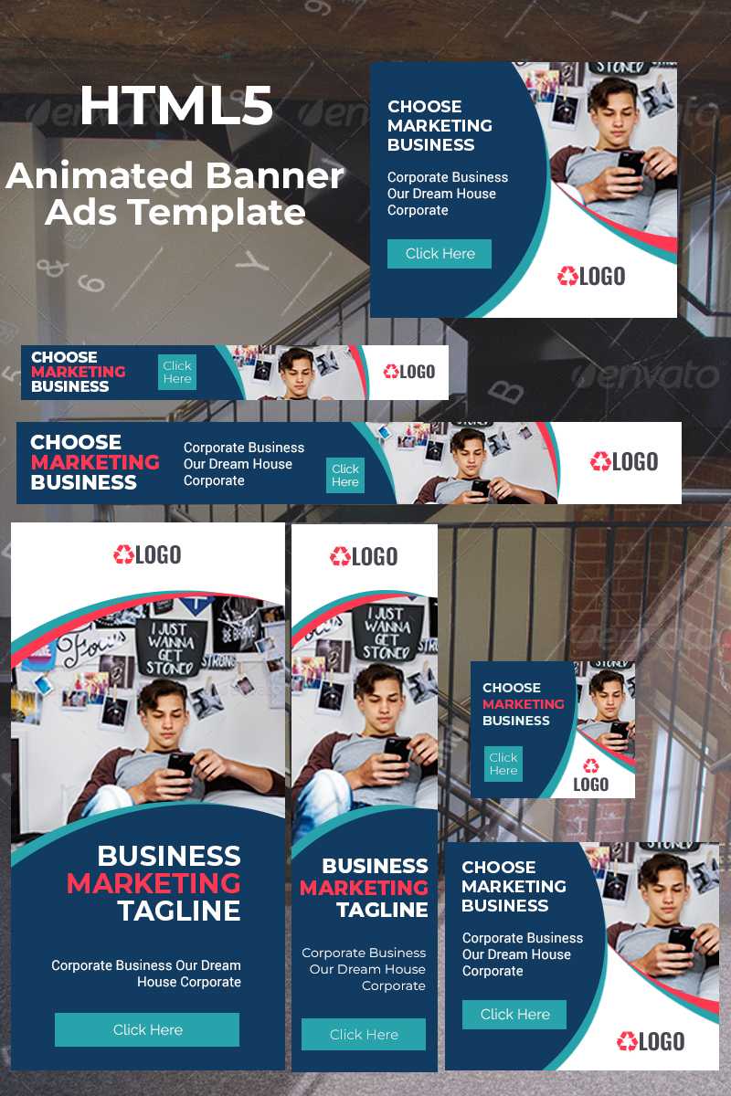 'business Banner Ads' – Animated Banner №75954 Throughout Animated Banner Template