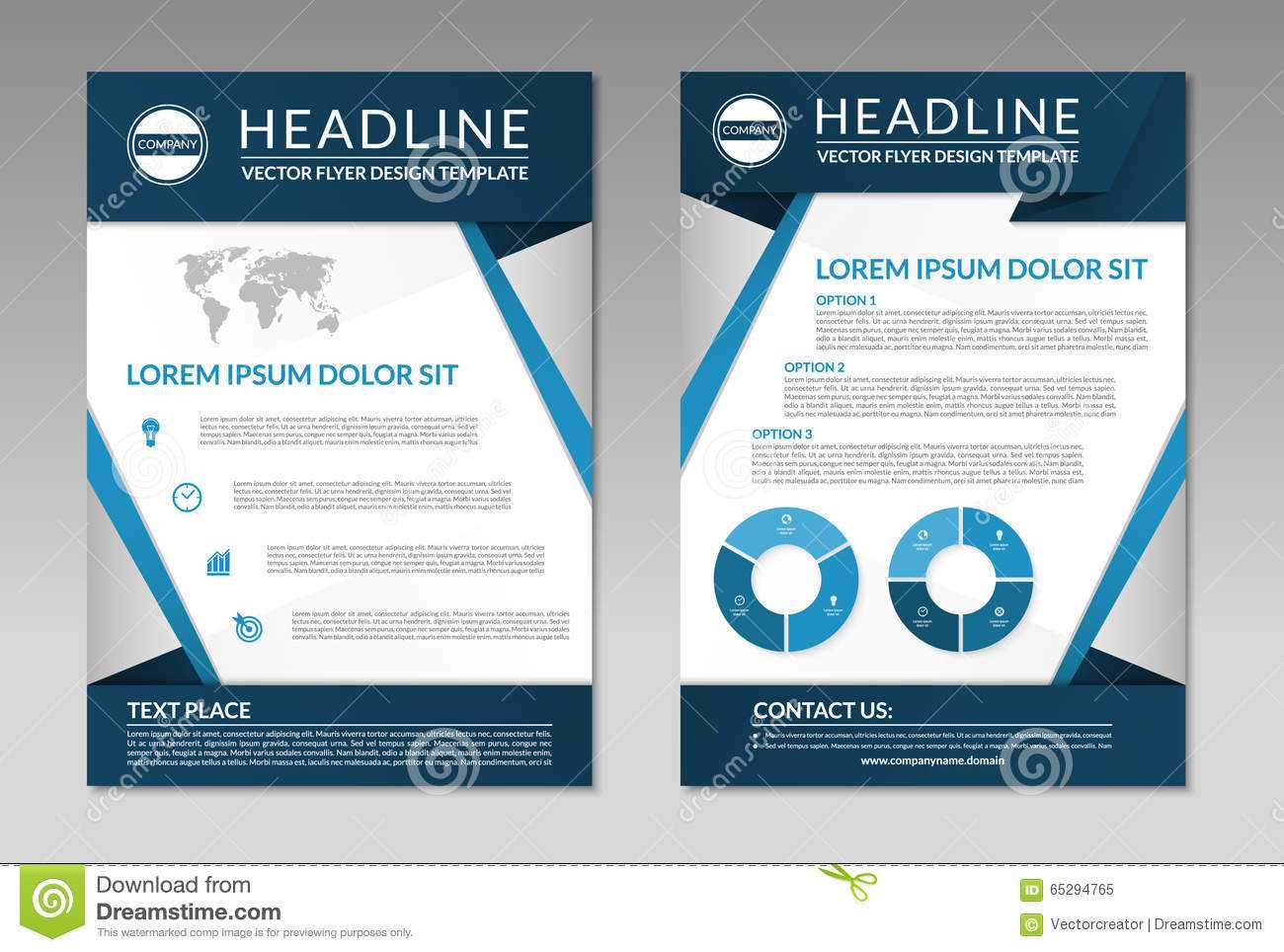 Business Brochure Flyer Design Template. A4 Size Stock Within Free Business Flyer Templates For Microsoft Word