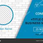 Business Conference Flyer | Corporate Announcement Poster Inside Event Banner Template