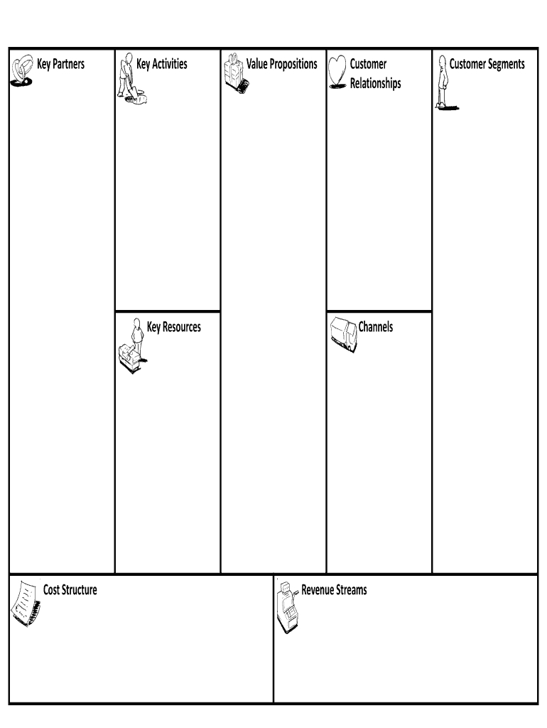 Business Model Canvas Template – Fill Online, Printable Within Business Model Canvas Template Word