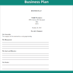 Business Plan Document Template – Falep.midnightpig.co With Regard To Business Plan Template Free Word Document