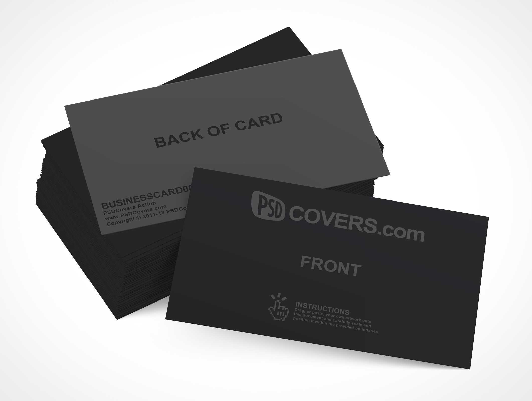 Businesscard001 • Market Your Psd Mockups For Card In Blank Business Card Template Psd