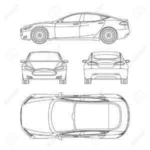 Car Line Draw Insurance, Rent Damage, Condition Report Form Blueprint in Car Damage Report Template