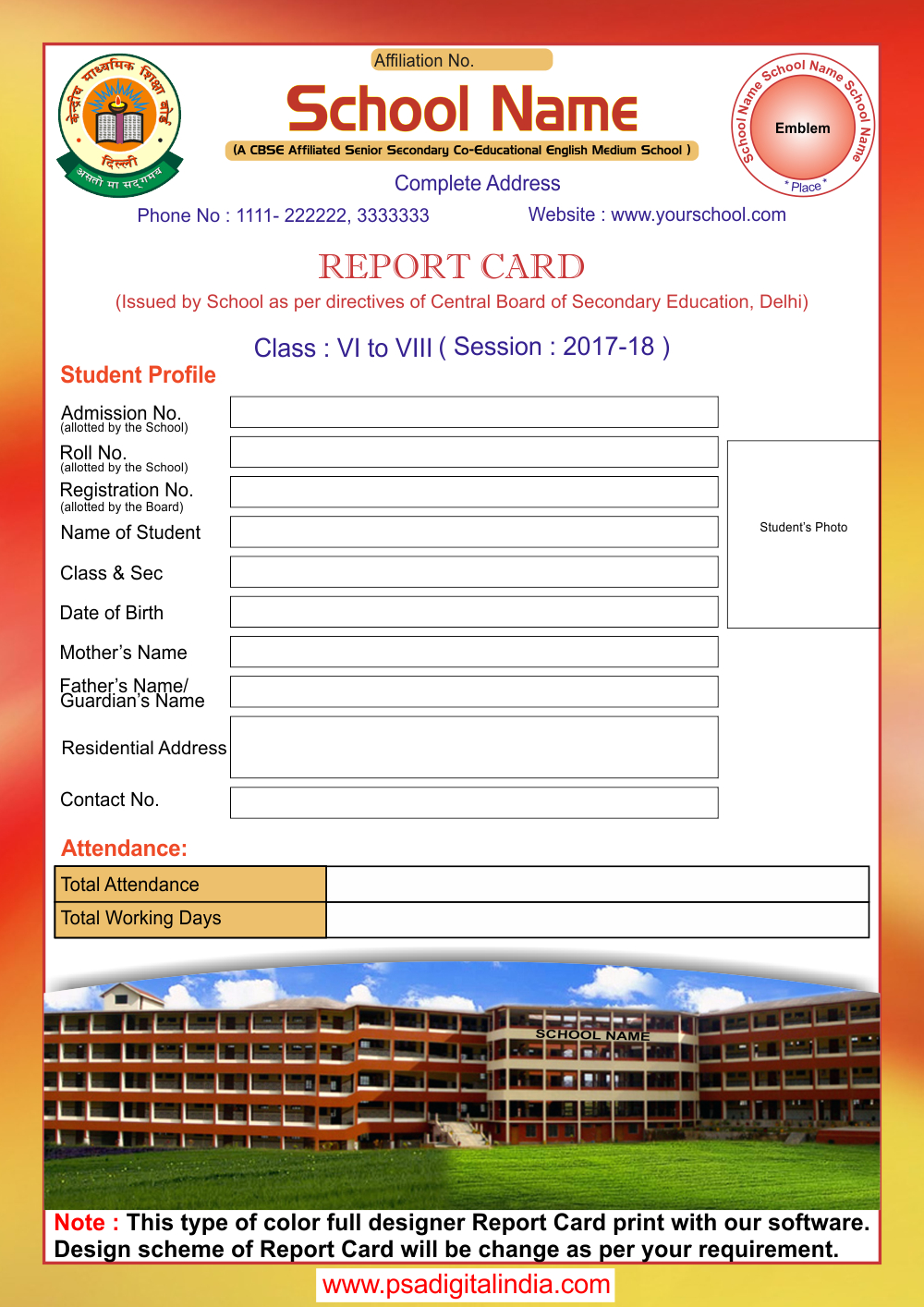 Card Report Format – Calep.midnightpig.co With High School Student Report Card Template