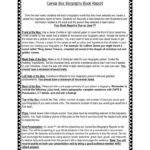 Cereal Box Biography Book Report Inside Cereal Box Book Report Template