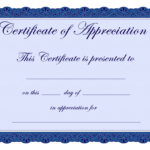 Certificate Template Of Appreciation | Safebest.xyz Inside Birth Certificate Template For Microsoft Word