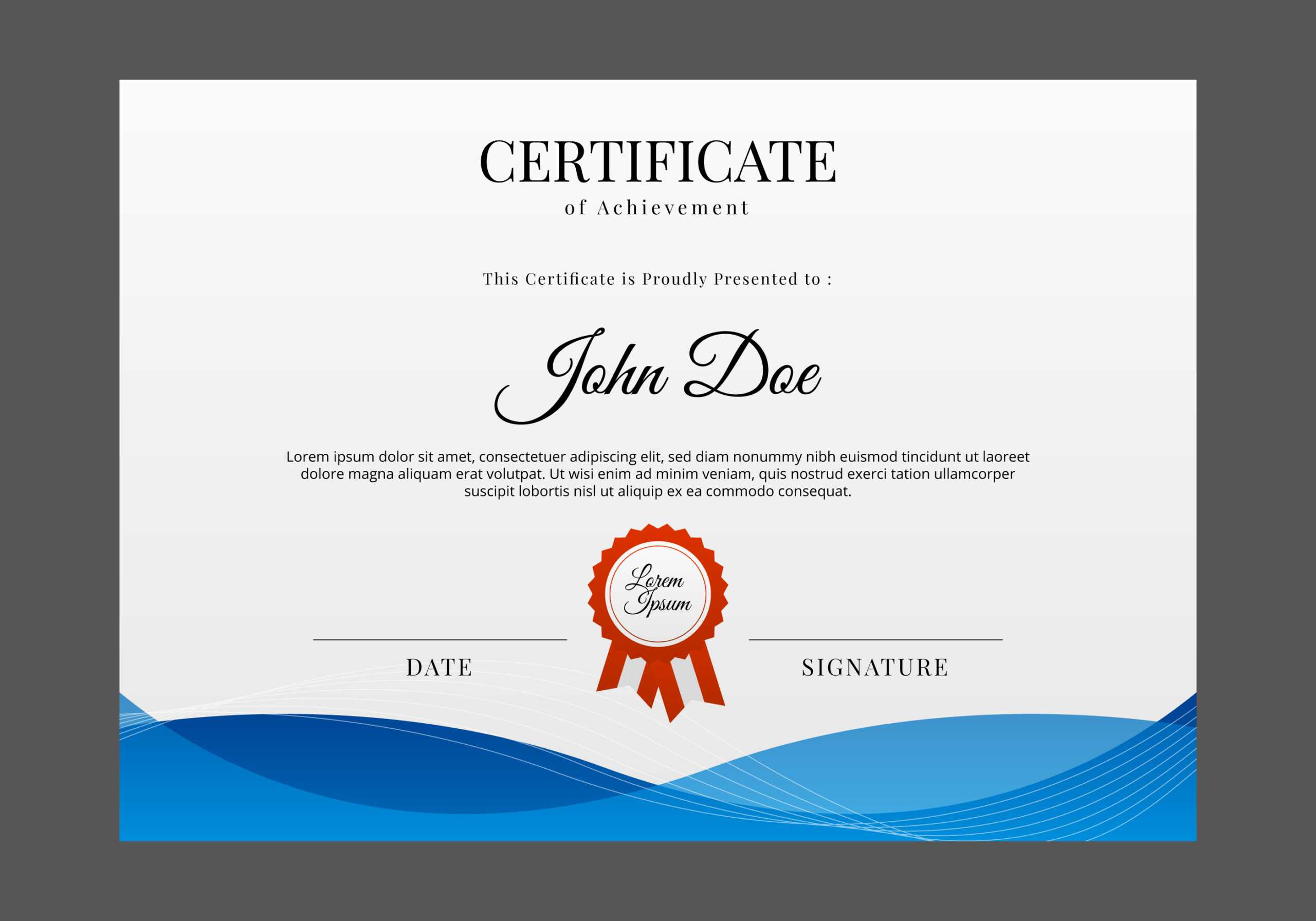 Certificate Templates, Free Certificate Designs With Professional Certificate Templates For Word