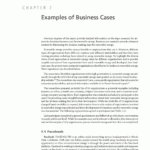 Chapter 7 – Examples Of Business Cases | Developing A Pertaining To Section 7 Report Template
