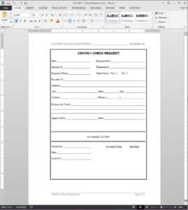 Check Request Template | Csh106-1 inside Check Request Template Word