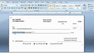 Check Template For Word - Dalep.midnightpig.co in Blank Check Templates For Microsoft Word