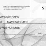 Cheque (Check Template), Chequebook Template. Blank Bank Cheque.. Throughout Blank Business Check Template Word