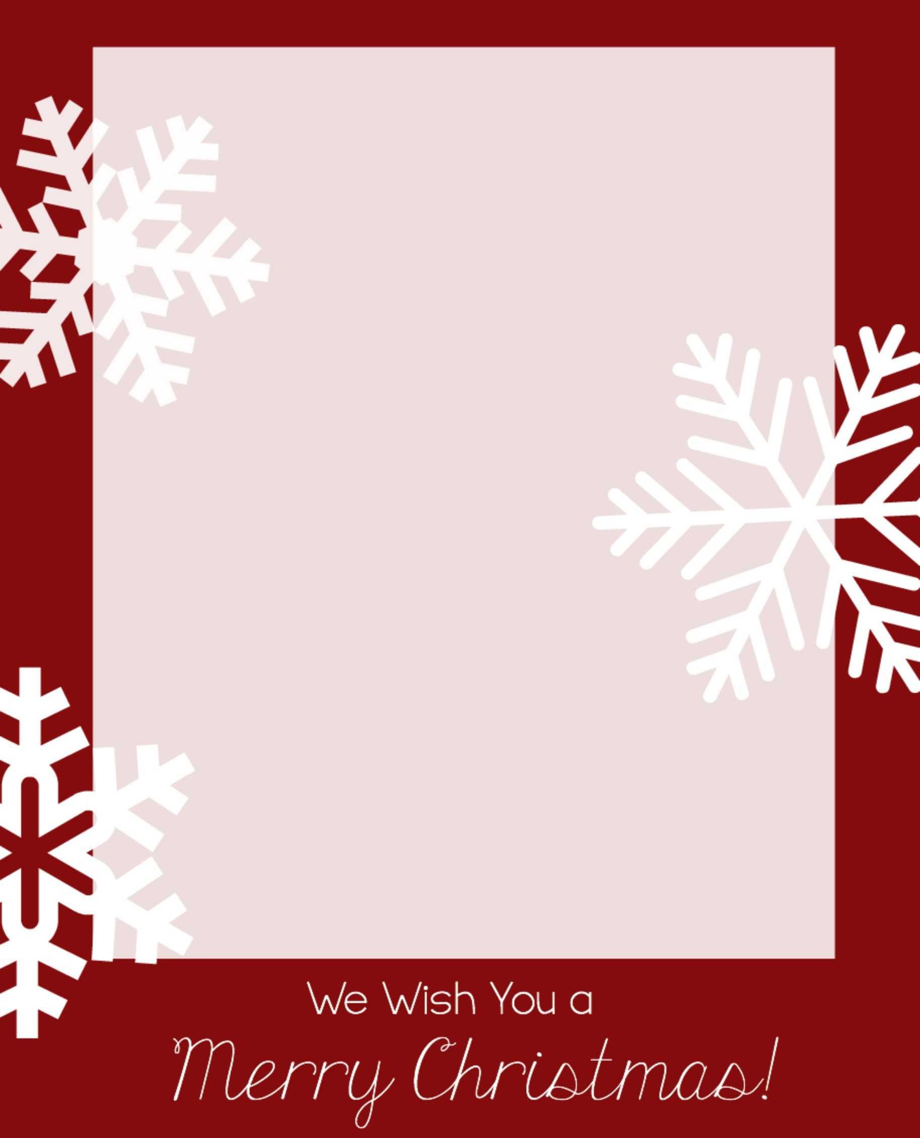 Christmas Card Templates Free Printable – Falep.midnightpig.co Throughout Blank Christmas Card Templates Free