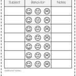 Classroom Behavior – Mrs. Wills Kindergarten Throughout Daily Behavior Report Template