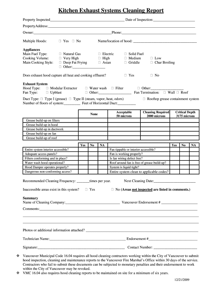 Cleaning Report – Fill Out And Sign Printable Pdf Template | Signnow Throughout Cleaning Report Template