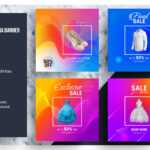 Colorful Social Media Banner Template Intended For Product Banner Template