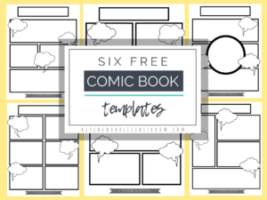 Comic Book Templates - Free Printable Pages - The Kitchen throughout Printable Blank Comic Strip Template For Kids