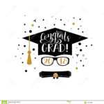 Congrats Grad 2018 Lettering. Congratulations Graduate Throughout Graduation Banner Template
