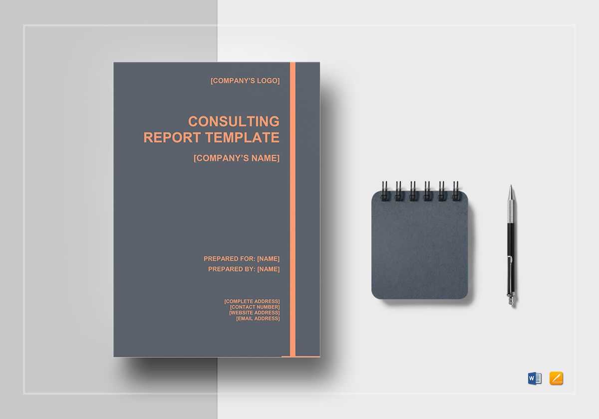 Consulting Report Template Pertaining To Consultant Report Template