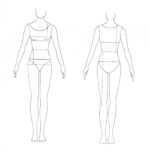 Contoh Soal Dan Materi Pelajaran 5: Fashion Model Outline Within Blank Model Sketch Template