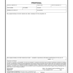 Contractor Proposal Template – Fill Online, Printable In Free Construction Proposal Template Word