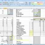 Cost Estimating Sheet With Excel For The General Contractor Within Job Cost Report Template Excel
