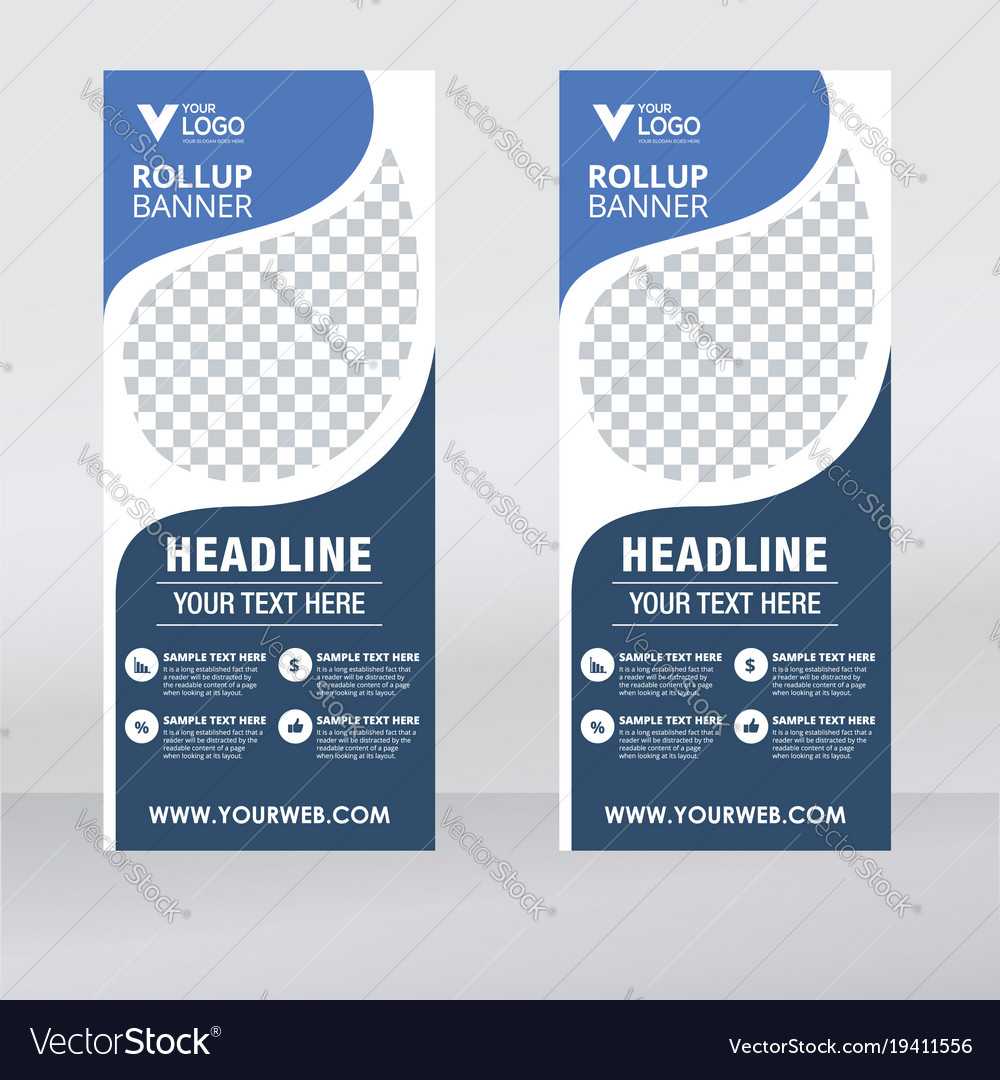 Creative Roll Up Banner Design Template In Pop Up Banner Design Template