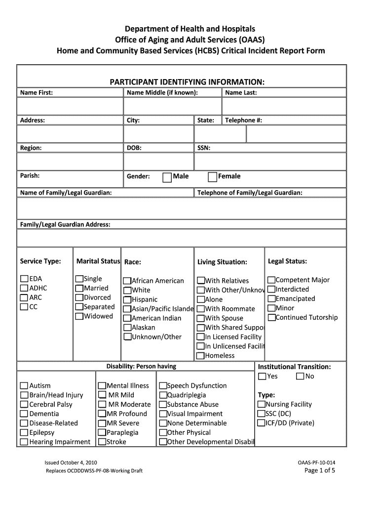Critical Incident Form Template – Fill Online, Printable Within Serious Incident Report Template