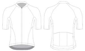 Custom Blank Cycling Jersey Design Template - Cyclingbox with regard to Blank Cycling Jersey Template