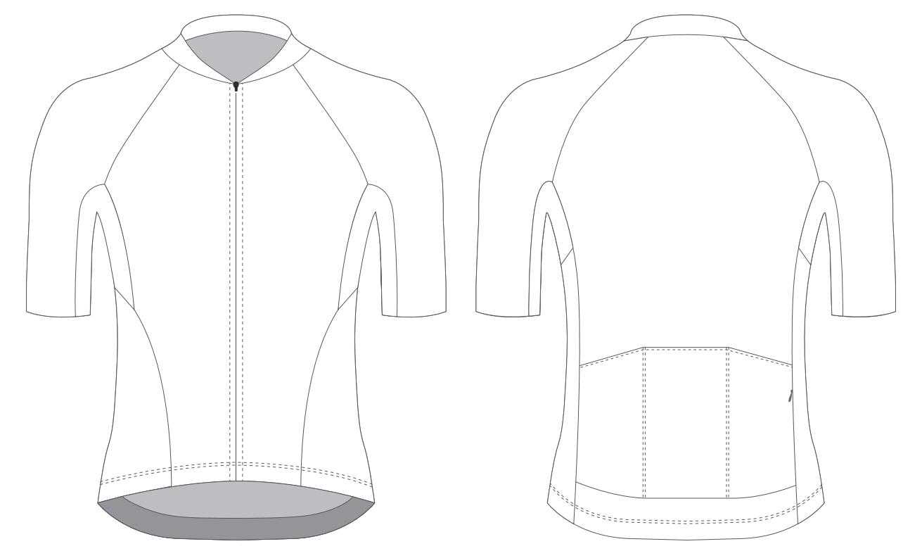 Custom Blank Cycling Jersey Design Template - Cyclingbox With Regard To Blank Cycling Jersey Template