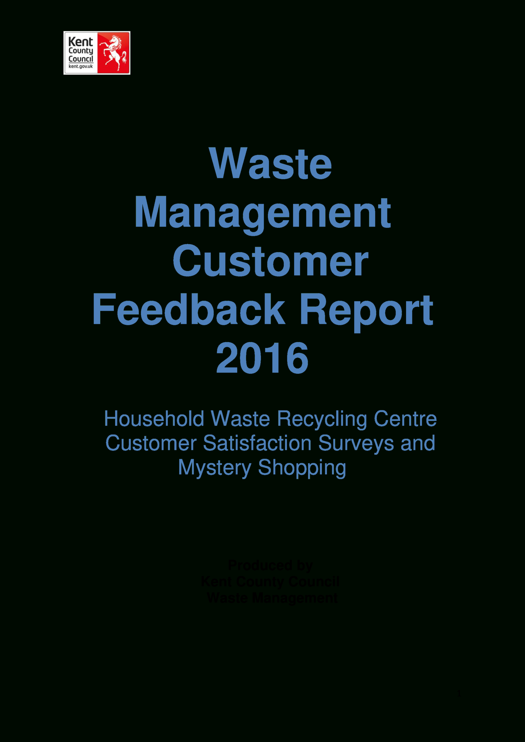 Customer Report | Templates At Allbusinesstemplates Regarding Waste Management Report Template