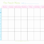 Cute Weekly Meal Planner Template – Falep.midnightpig.co Throughout Meal Plan Template Word