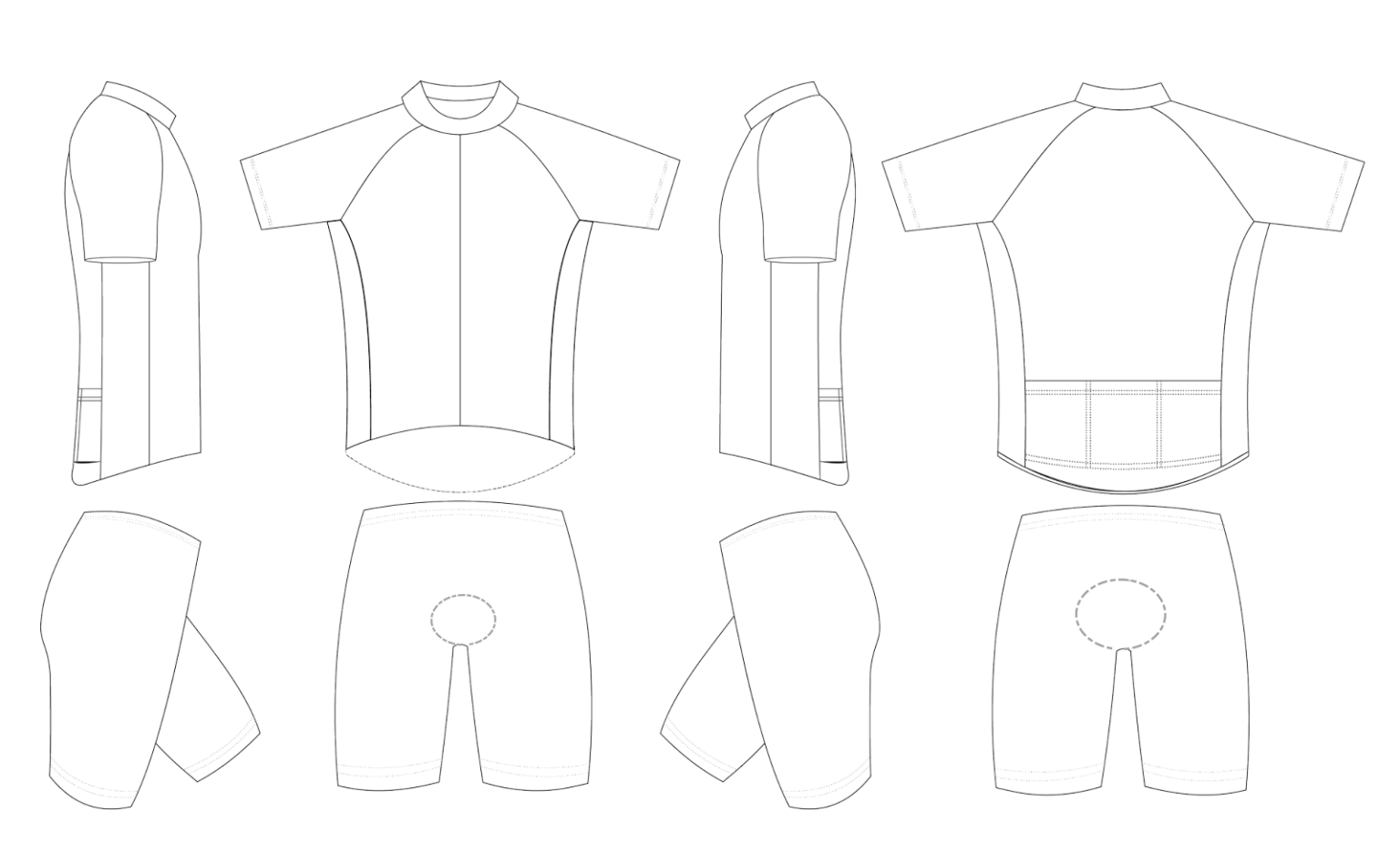 Cycling Jersey Design Template Illustrator - Jersey Kekinian inside ...