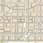 Абстракция Карты Города Иллюстрация Вектора. Иллюстрации With Blank City Map Template