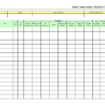 Daily Machine Production Report - with regard to Machine Breakdown Report Template