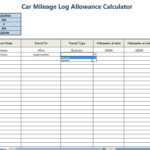 Daily Mileage Worksheet | Printable Worksheets And In Gas Mileage Expense Report Template